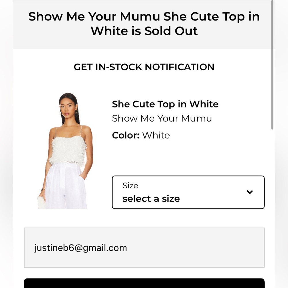 Show Me Your MuMu White Crop Top